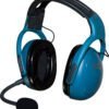 MG001AA Microavionics ANR GA headset Blue Ear Defender