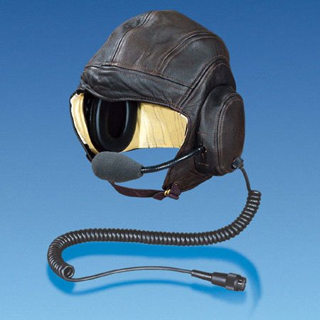 Lynx Avionics Micro System Leather Helmet