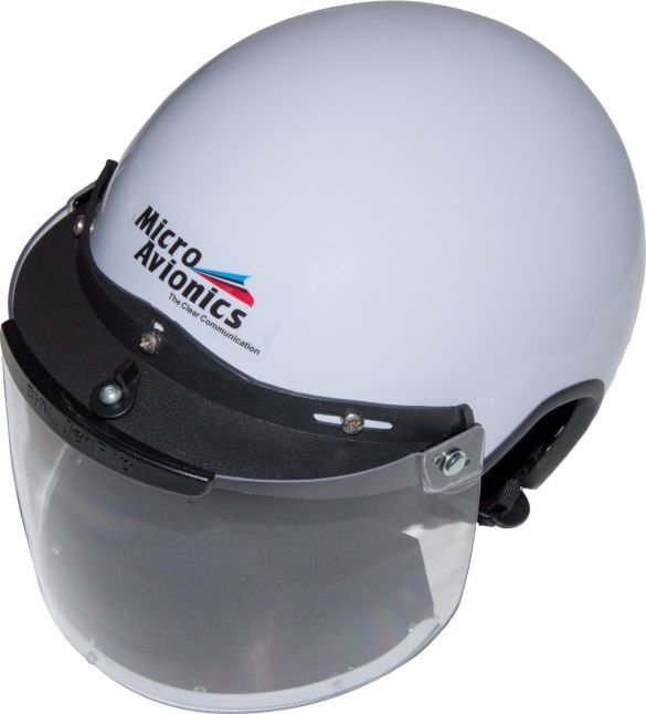 MM020A-N MicroAvionics Helmet,Visor, Visor Lock & Neoprene AirDam